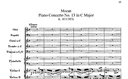Miniatura de partitura