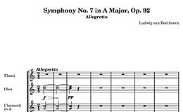 Miniatura de partitura
