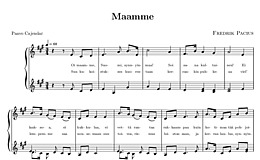 Miniatura de la partitura