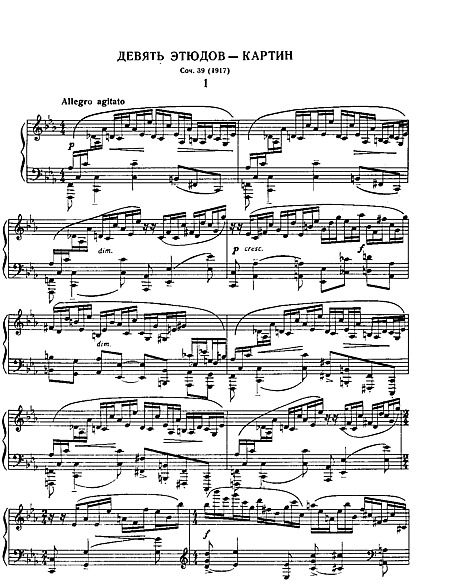 Miniatura de partitura