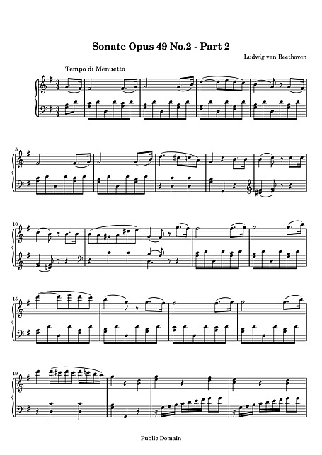 Miniatura de la partitura