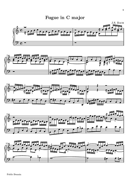 Miniatura di partitura