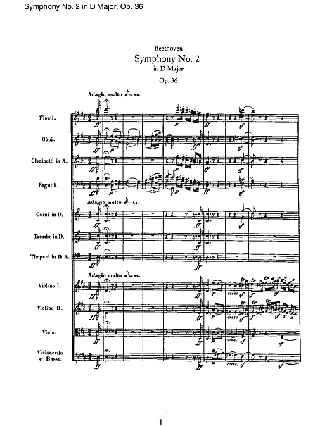 Miniatura de partitura