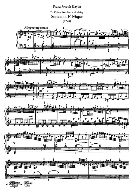 Sonata No. 23 ピアノ - 楽譜 - カントリーアン, 無料楽譜