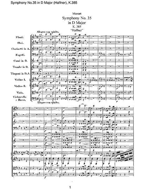 Miniatura di partitura