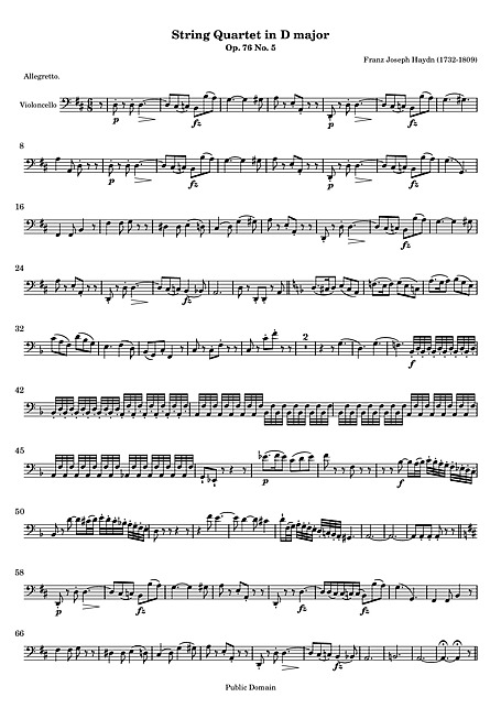 Miniatura de partitura