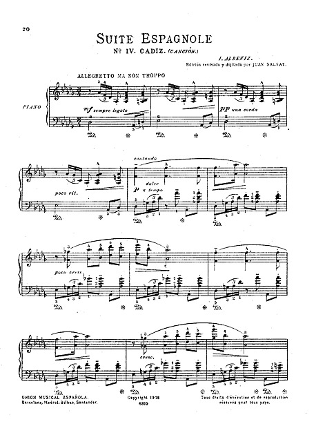Miniatura de la partitura