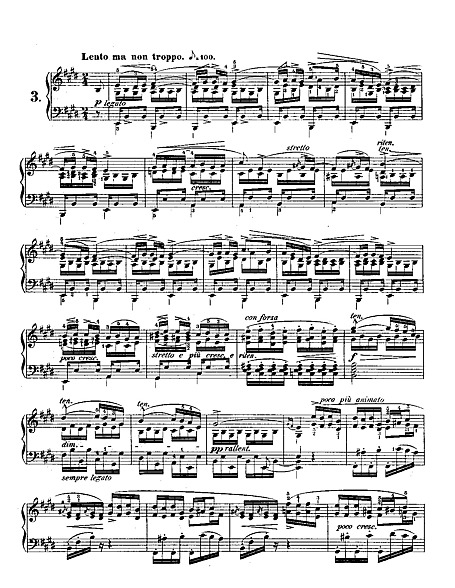 練習曲作品10-3 （Etude） Original version - ピアノ - 楽譜