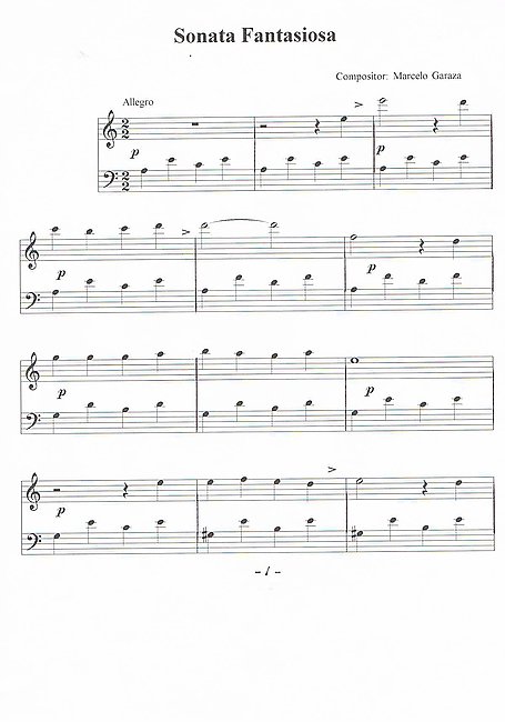 Miniatura de partitura