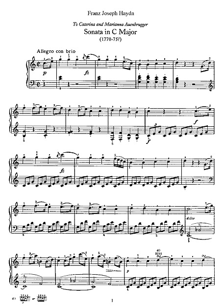 Sonata No. 35 ピアノ - 楽譜 - カントリーアン, 無料楽譜