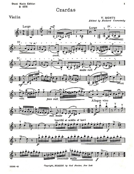 Miniatura di partitura