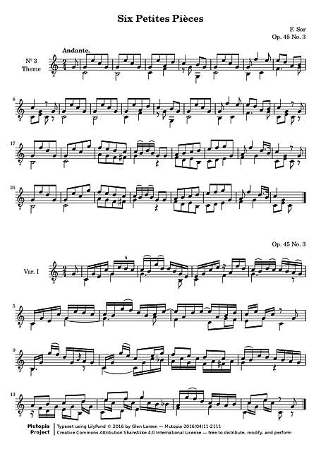 Miniatura di partitura