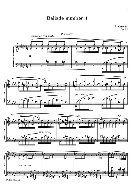 Miniatura de la partitura
