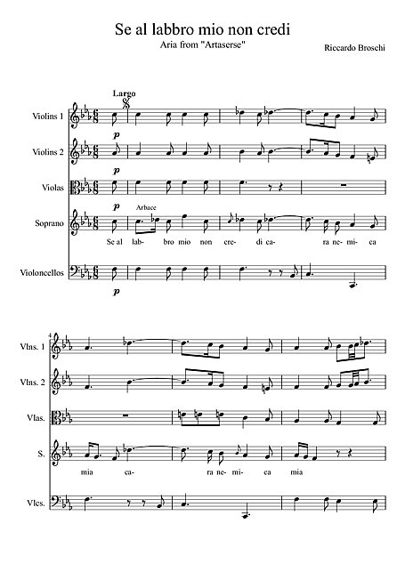 Miniatura de partitura