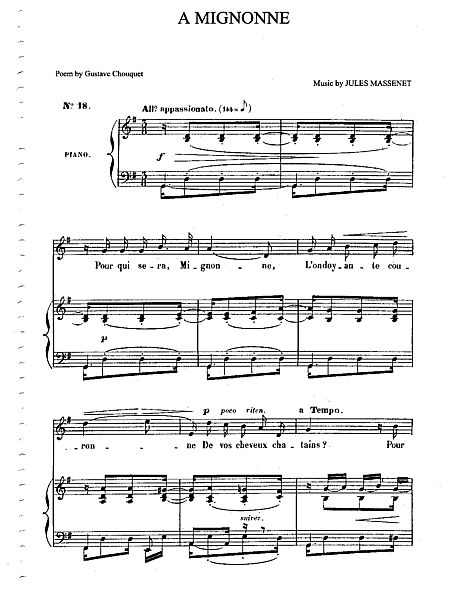 Miniatura de partitura