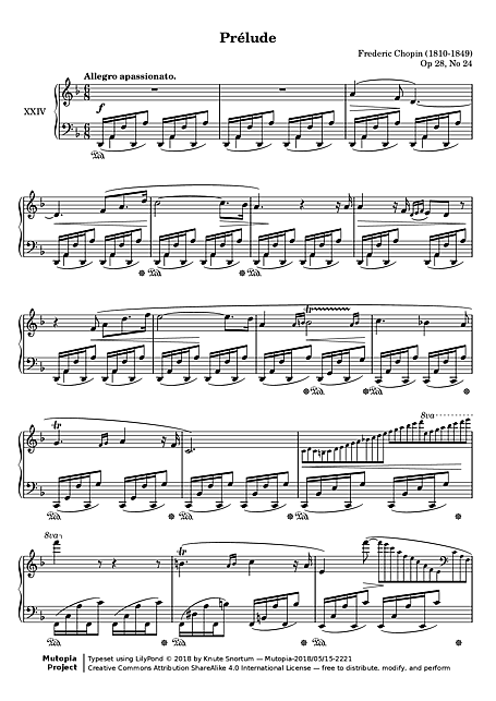 Miniatura di partitura