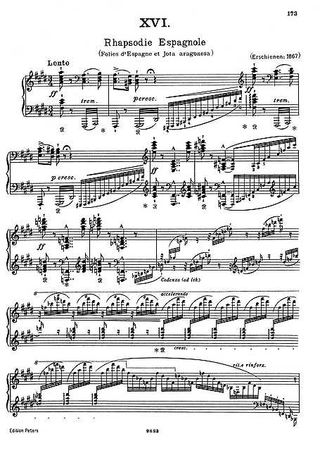 Miniatura de partitura
