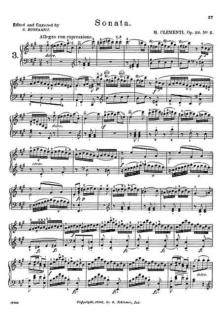 Miniatura de la partitura