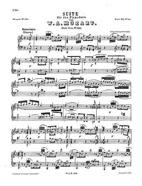 Miniatura di partitura