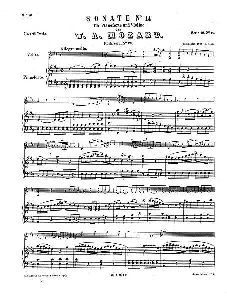 Miniatura de la partitura