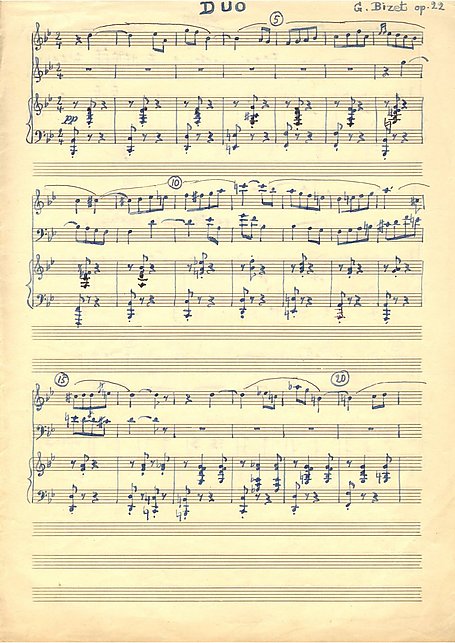 Miniatura de la partitura