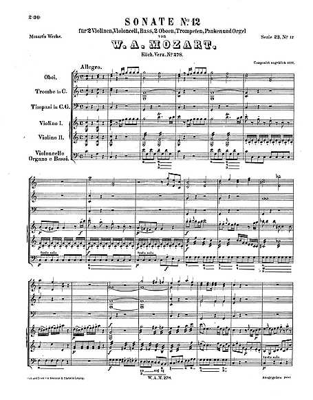 Miniatura de la partitura