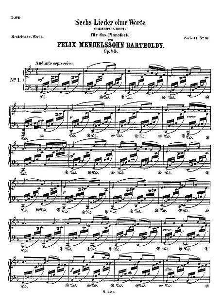Miniatura de la partitura