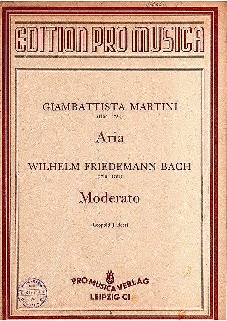 Miniatura de partitura