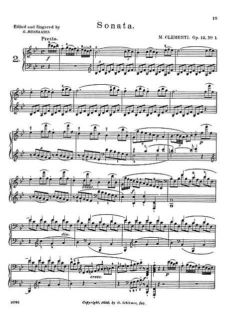 Miniatura de la partitura