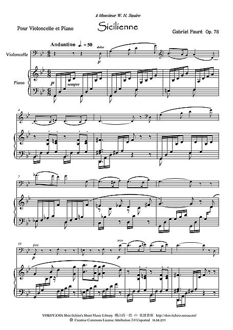 Miniatura de la partitura