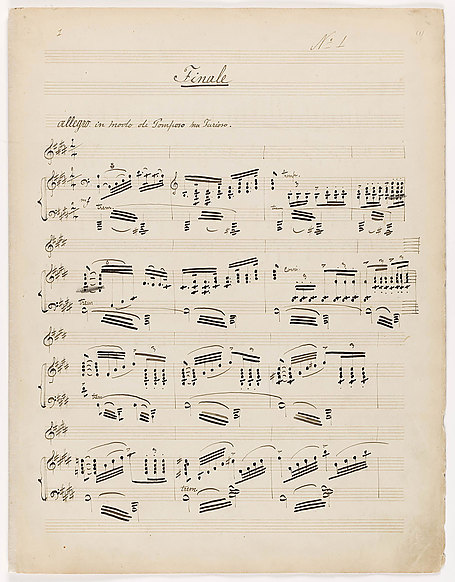 Miniatura de la partitura