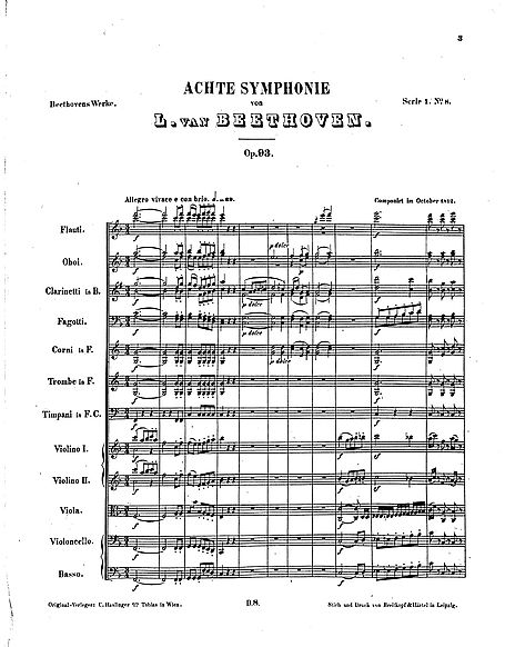 Miniatura de la partitura