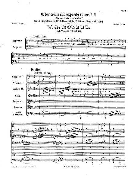 Miniatura di partitura