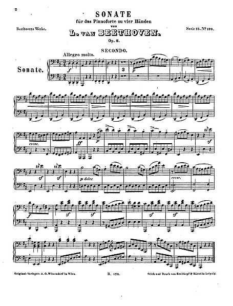 Miniatura de la partitura