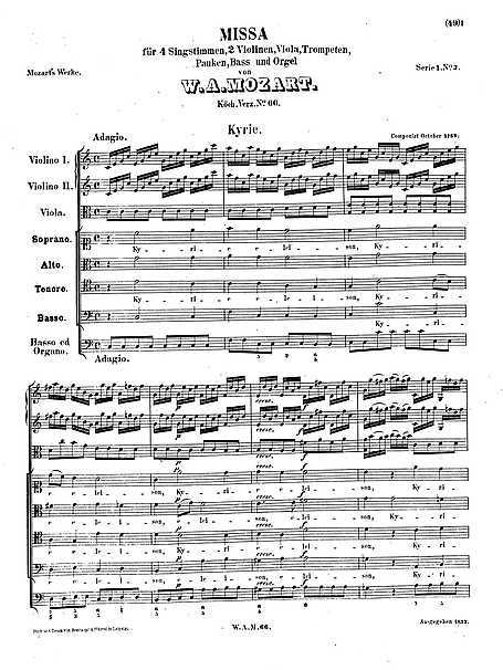 Miniatura di partitura