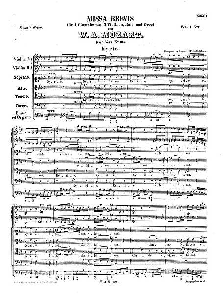 Miniatura di partitura