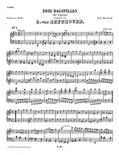 Miniatura de la partitura