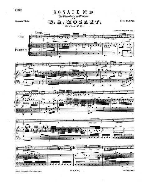 Miniatura di partitura