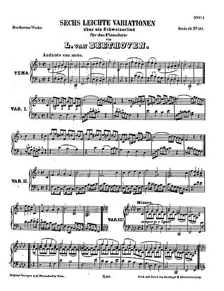 Miniatura de partitura