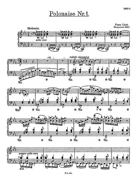 Miniatura de la partitura