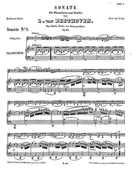 Miniatura di partitura