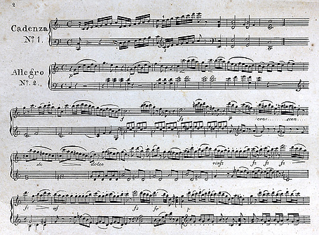 Miniatura de la partitura