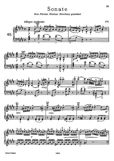 Miniatura de la partitura