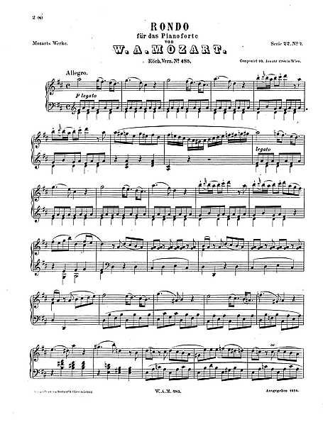 Miniatura de la partitura