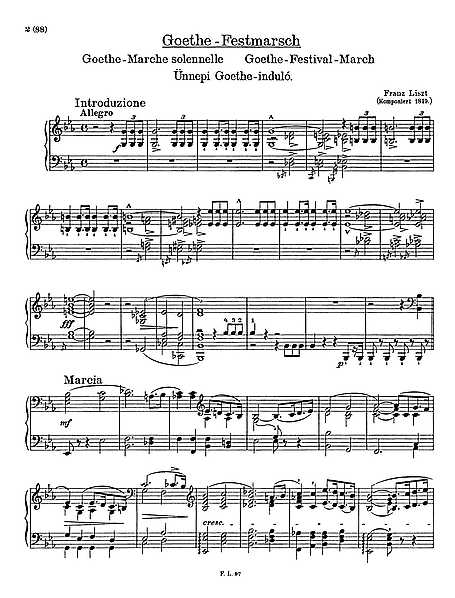 Miniatura de la partitura
