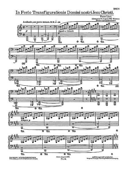 Miniatura de la partitura