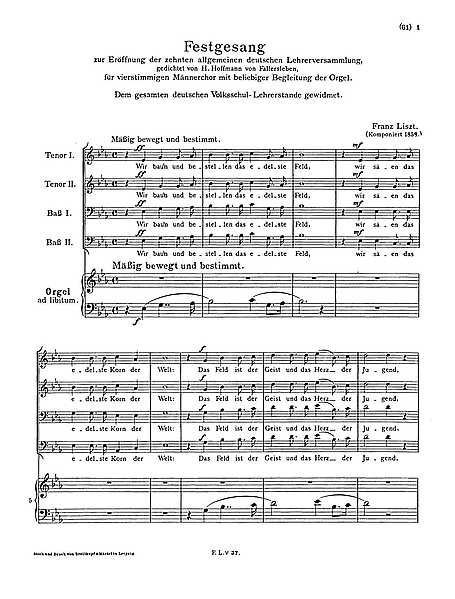 Miniatura de la partitura