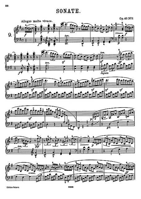 Miniatura de la partitura