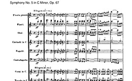 Miniatura de partitura