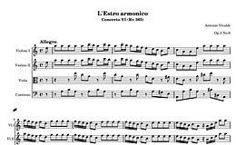 Miniatura de la partitura